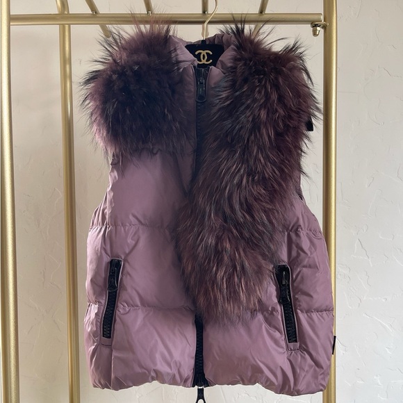 🚩steal authentic Moncler Black and Purple Quilted Outerwear - Picture 2 of 8